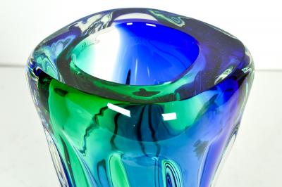 Tall Mid Century Modern Murano Glass Vase Piece