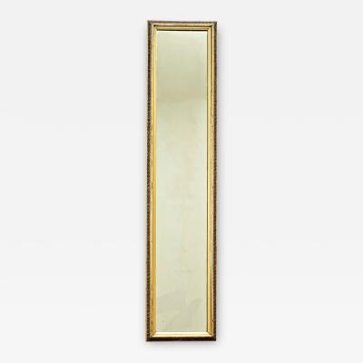 Tall Narrow Empire Gold Gilt Mirror