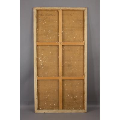 Tall Pedro Pruna Nude Oil Painting 1928