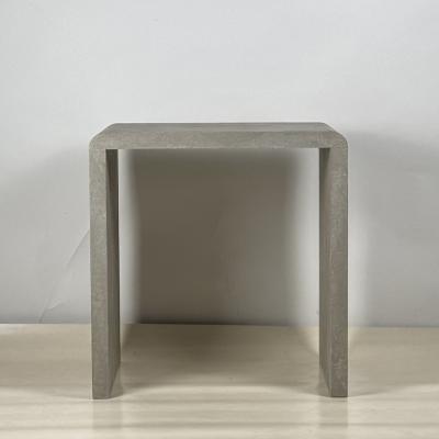 Tall Shagreen Art Deco Side Table in the Style of Jean Michel Frank