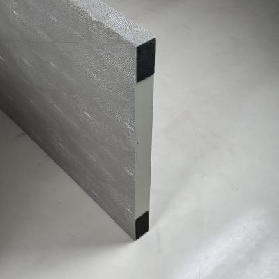 Tall Shagreen Art Deco Side Table in the Style of Jean Michel Frank