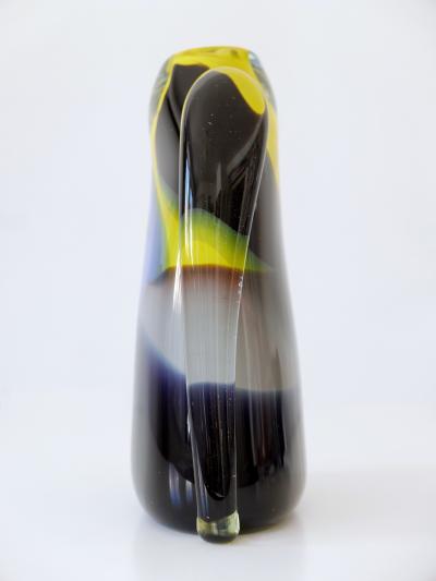 Tall and Decorative Murano Glass Vase Italy 1990s