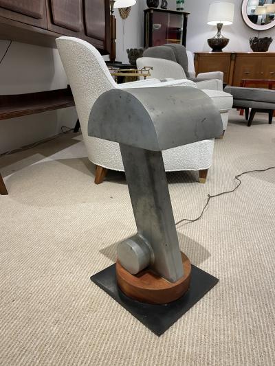 Tall modernist lamp in the style of Jacques Le Chevallier 