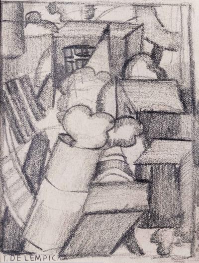 Tamara de Lempicka Composition m caniste