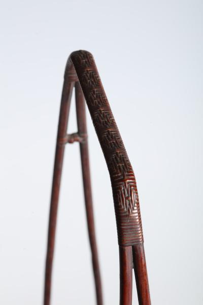 Tanabe Chikuunsai II Gourd Shaped Flower Basket ca 1940