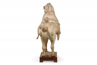 Tang Dynasty Clay Prancing Horse