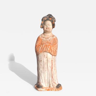 Tang Dynasty Fat Lady Pottery Figure