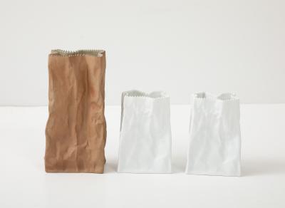 Tapio Wirkkala 3 Tapio Wirkkala Porcelain Bag Vases