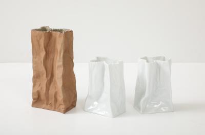 Tapio Wirkkala 3 Tapio Wirkkala Porcelain Bag Vases