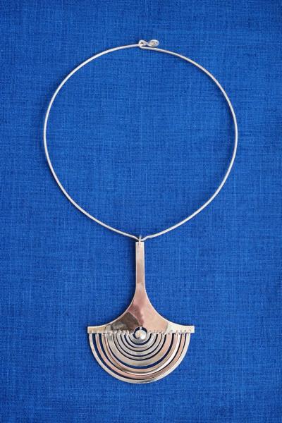 Tapio Wirkkala Kuunnsirppi Crescent Moon Pendant Choker