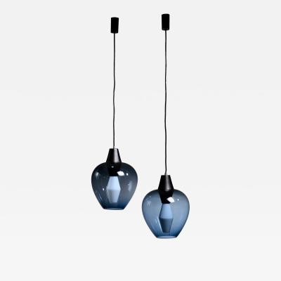 Tapio Wirkkala Pair Tapio Wirkkala pendants for IIttala by Idman