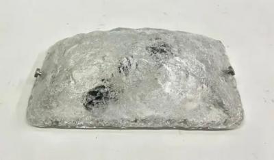 Tapio Wirkkala Pair of Large Scandinavian Mid Century Ice Glass Sconces Attr to Tapio Wirkkala