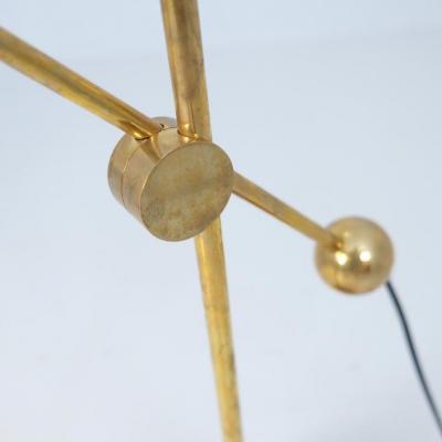 Tapio Wirkkala Pair of Tapio Wirkkala Adjustable Floor Lamps Model K10 11 in Red Idman 1950s