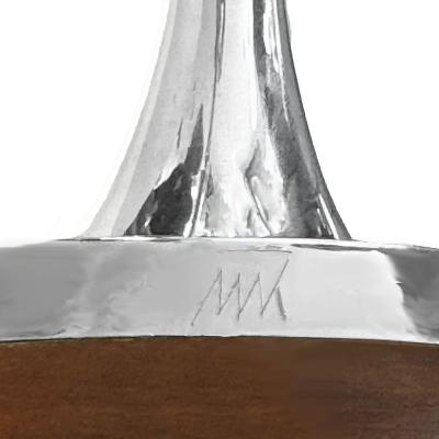 Tapio Wirkkala Pair of Tapio Wirkkala Sterling and Rosewood Candlesticks