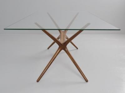 Tapio Wirkkala Rare Tapio Wirkkala Reindeer Antlers Coffee Table Model 9020 Elm Asko 1950s