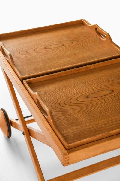 Tapio Wirkkala Scandinavian Modern Trolley in Beech by Tapio Wirkkala Aulis Leinonen 1950s