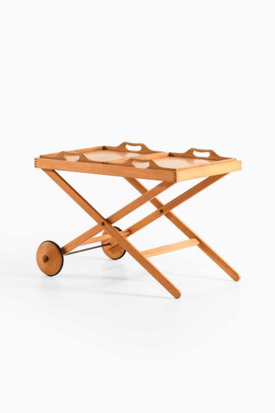 Tapio Wirkkala Scandinavian Modern Trolley in Beech by Tapio Wirkkala Aulis Leinonen 1950s