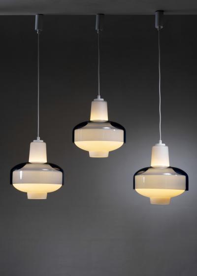 Tapio Wirkkala Set of 3 Tapio Wirkkala 4619 4620 pendants for IIttala by Idman