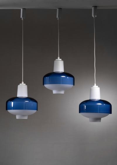 Tapio Wirkkala Set of 3 Tapio Wirkkala 4619 4620 pendants for IIttala by Idman
