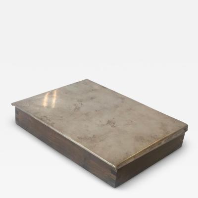 Tapio Wirkkala Tapio Wirkkala Commissioned Cigar Box In Silver and Teak 1950s