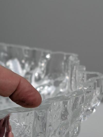 Tapio Wirkkala Tapio Wirkkala Melting Ice Vase Miracus Model 3433 Iittala 1970s Finland