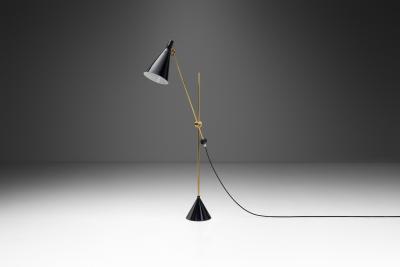 Tapio Wirkkala Tapio Wirkkala Model K10 11 Floor Lamp for Idman Finland 1950s