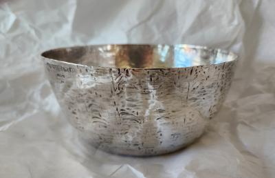 Tapio Wirkkala Tapio Wirkkala Textured Silver Bowl