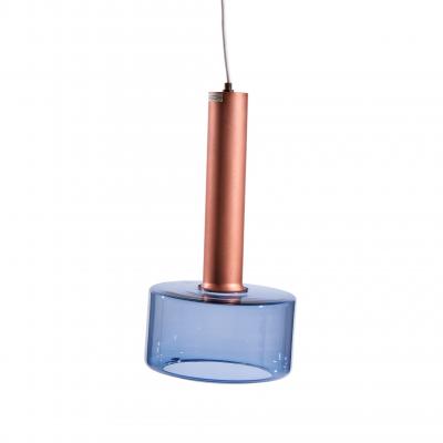 Tapio Wirkkala Tapio Wirkkala for Idman Finnish Glass Pendant Light Blue