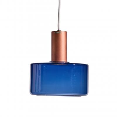 Tapio Wirkkala Tapio Wirkkala for Idman Finnish Glass Pendant Light Blue