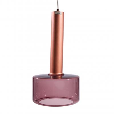 Tapio Wirkkala Tapio Wirkkala for Idman Finnish Glass Pendant Light Cranberry