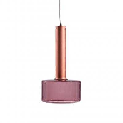 Tapio Wirkkala Tapio Wirkkala for Idman Finnish Glass Pendant Light Cranberry
