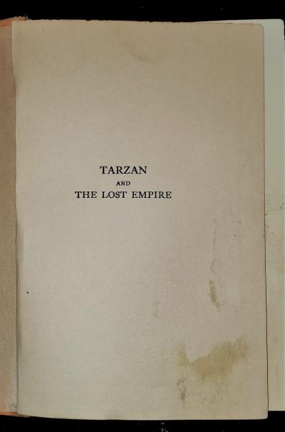 Tarzan and The Lost Empire First Edition