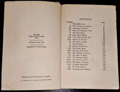 Tarzan and the Golden Lion McClurg First Edition