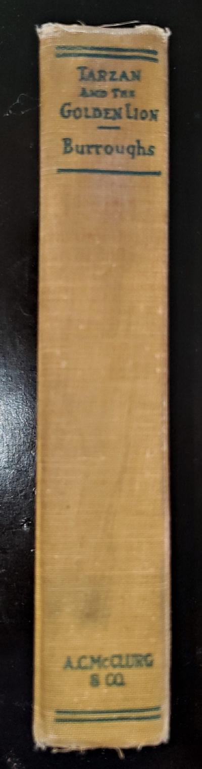 Tarzan and the Golden Lion McClurg First Edition
