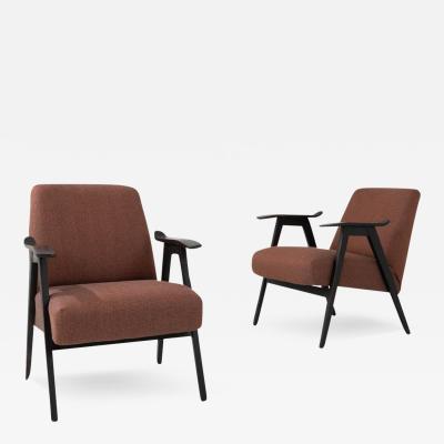 Tatra Pravenec 1960s Czech Armchairs by Tatra a Pair