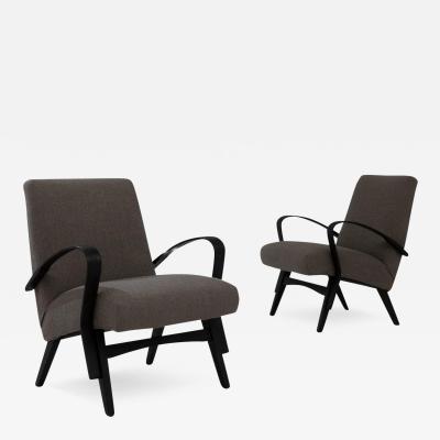 Tatra Pravenec 1960s Czech Bentwood Armchairs by Tatra