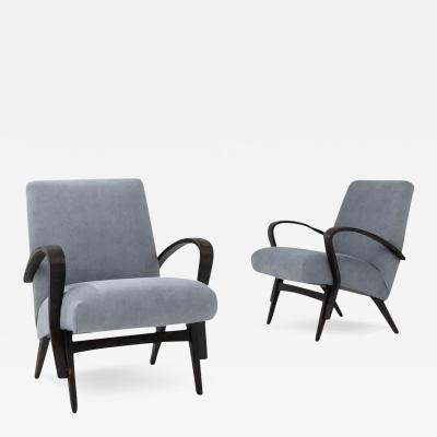 Tatra Pravenec Vintage Czech Armchairs by Tatra A Pair