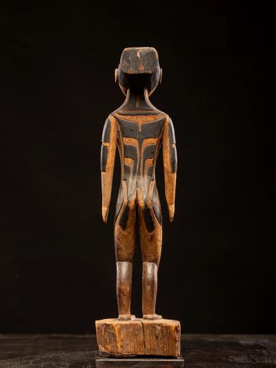 Tattooed Male Ancestor Figure Yap Island Federated States of Micronesia