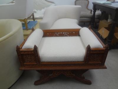 Teak Howdah Elephant Saddle Chair