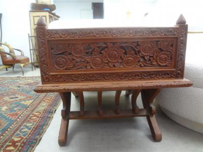 Teak Howdah Elephant Saddle Chair