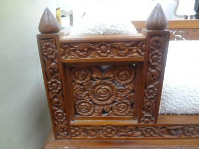 Teak Howdah Elephant Saddle Chair