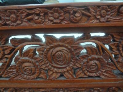 Teak Howdah Elephant Saddle Chair