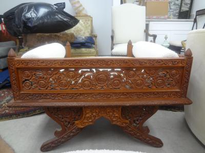 Teak Howdah Elephant Saddle Chair