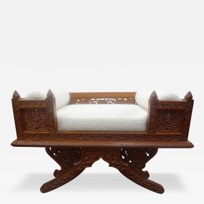 Teak Howdah Elephant Saddle Chair