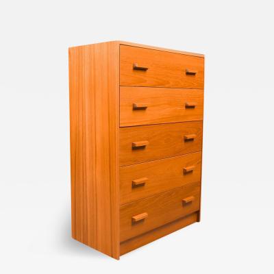 Teak Mid Century Danish Tall Dresser