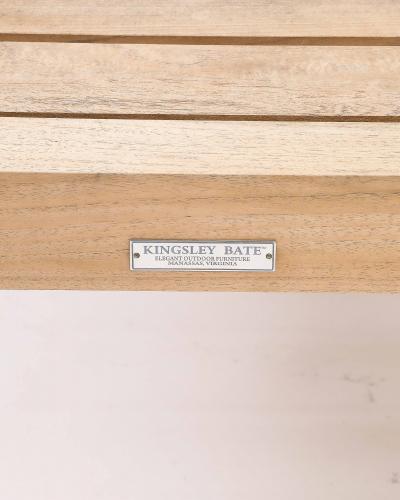 Teak Outdoor Tables by Kingsley Bate Virginia United States