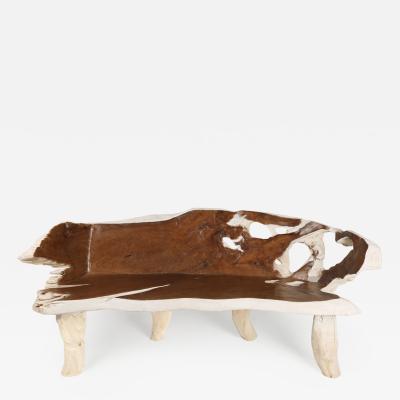 Teak Root Bench B