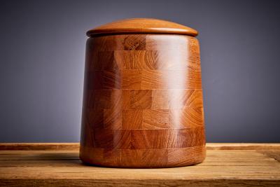 Teak and Cork Ice Bucket in excellent condition
