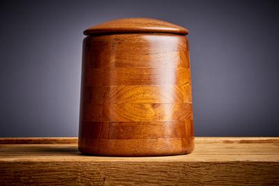 Teak and Cork Ice Bucket in excellent condition