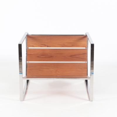Tee Solid Teak Indoor and Outdoor Club Chair by Maximilian Eicke for Max ID NY